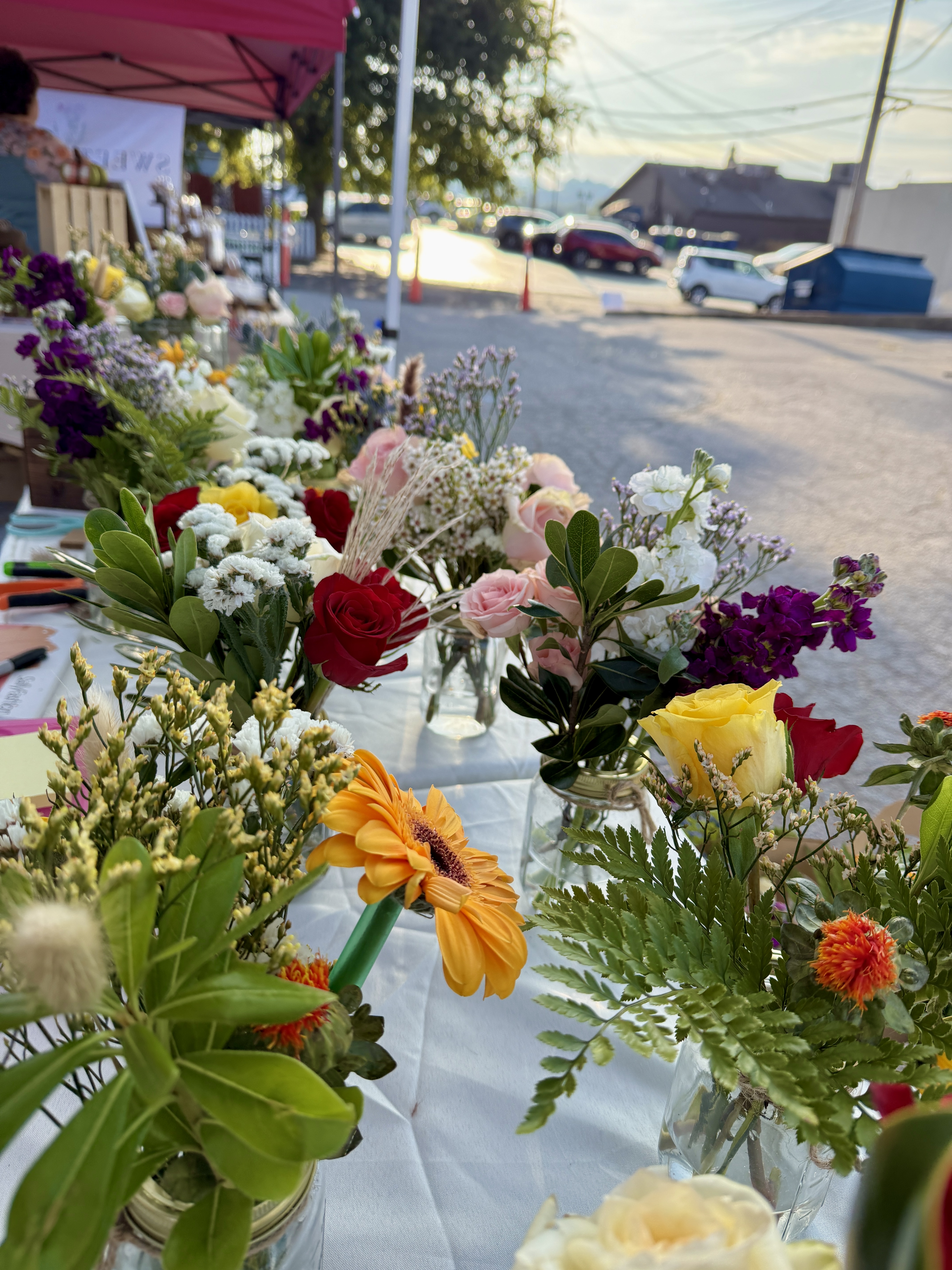Pet-safe bouquet arrangement