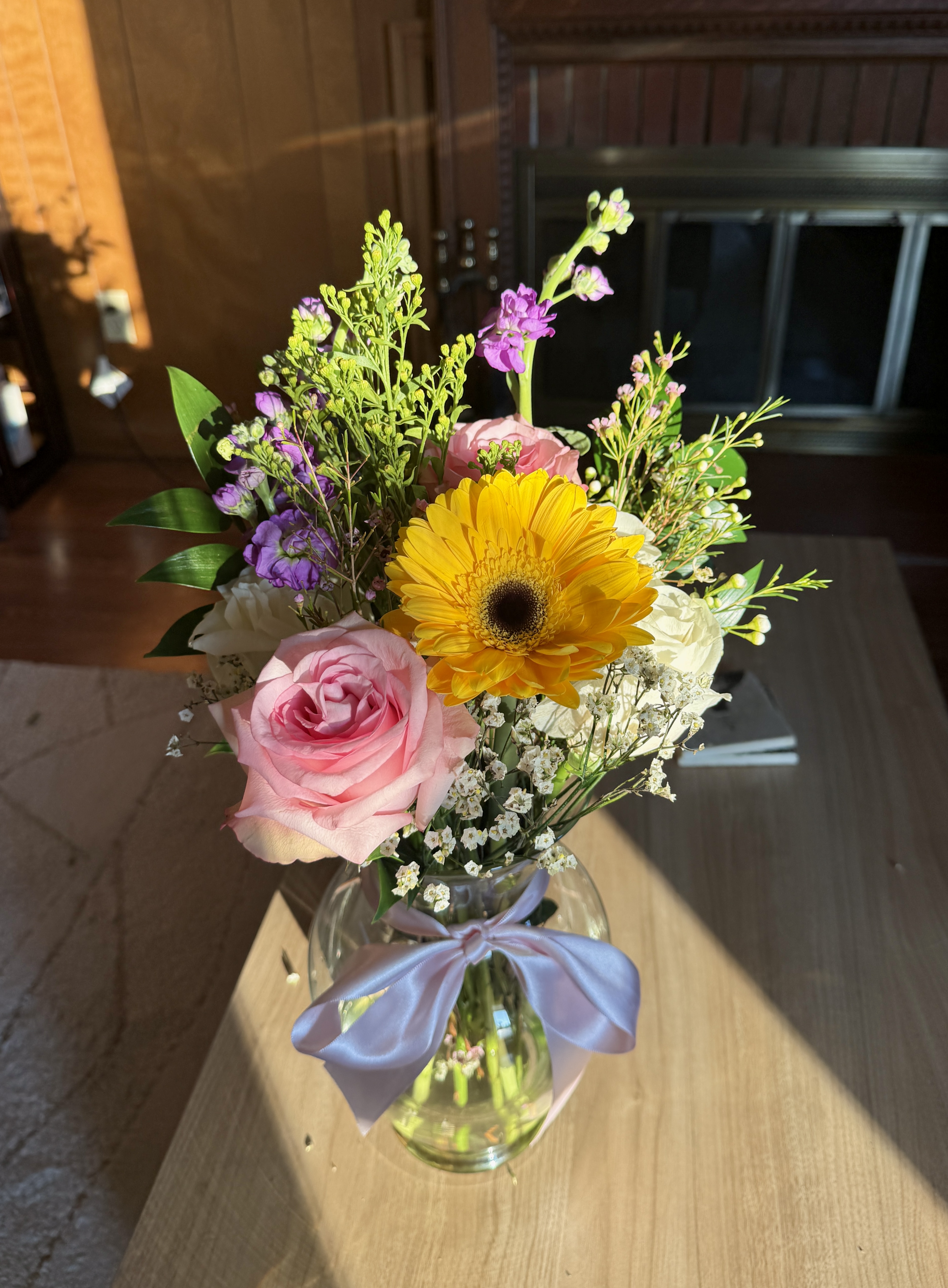 Pet-safe bouquet arrangement
